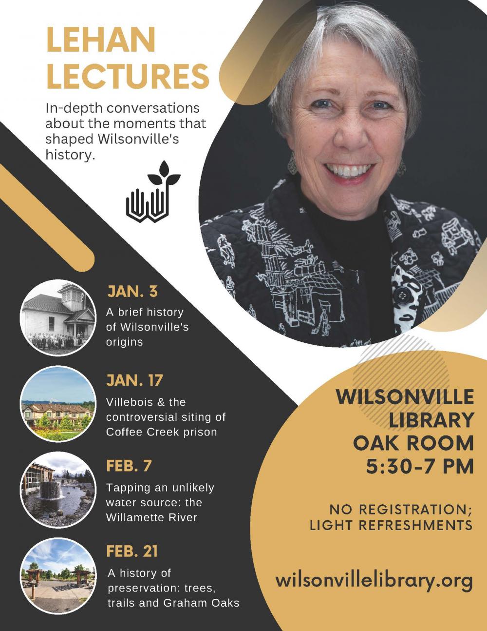 Lehan Lectures | City of Wilsonville Oregon